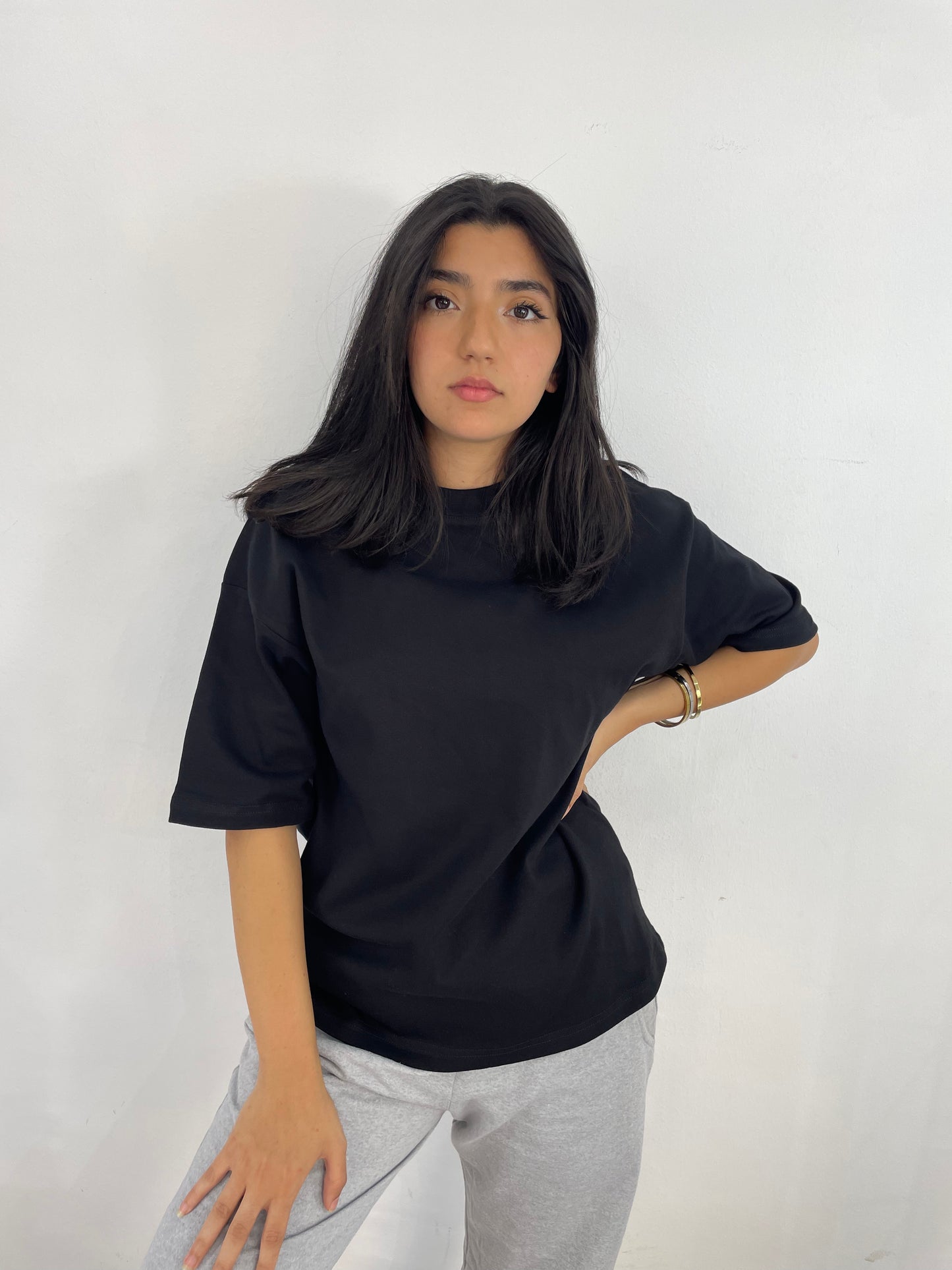 Black T-shirt Oversize